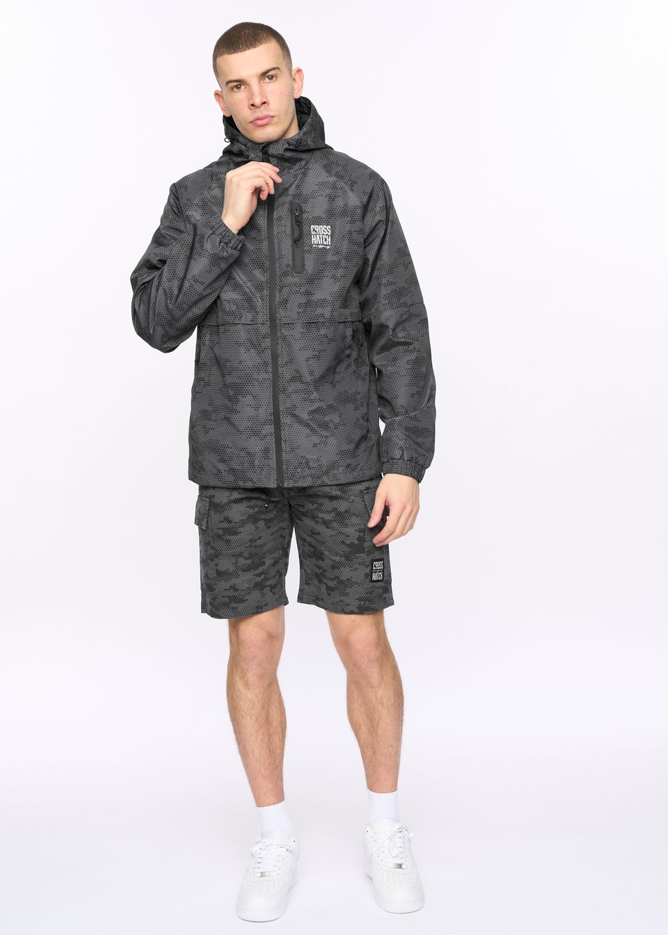 Crosshatch Dark Grey Janscore Jacket