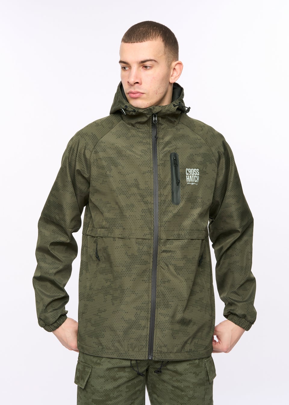 Crosshatch Deep Olive Janscore Jacket