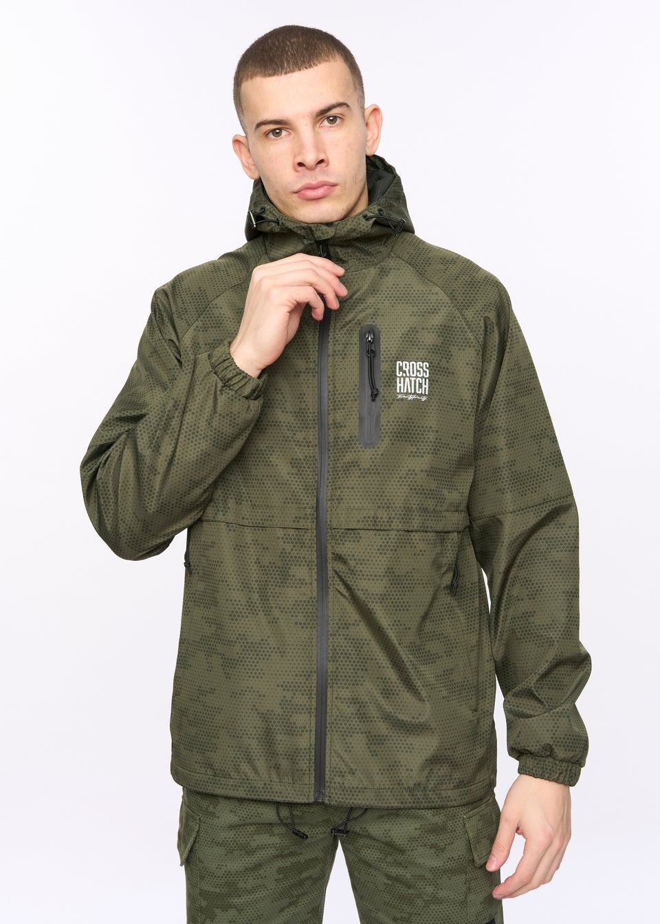 Crosshatch Deep Olive Janscore Jacket