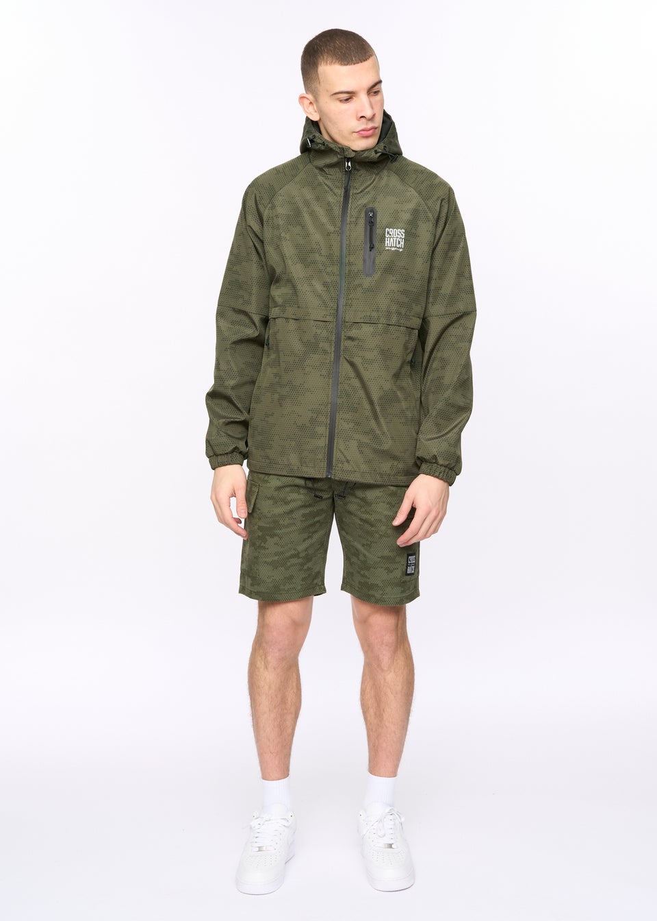 Crosshatch Deep Olive Janscore Jacket