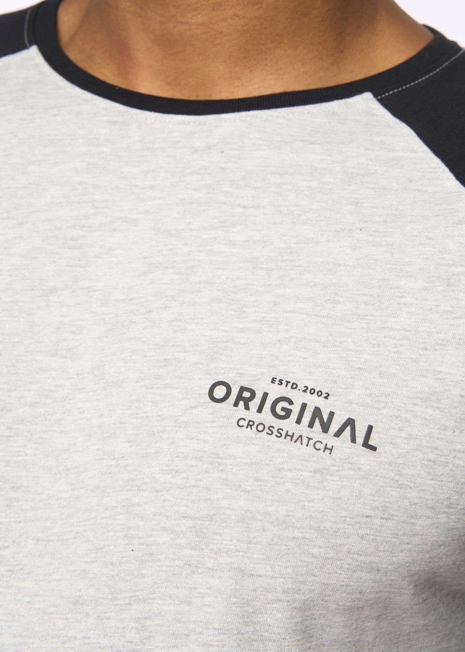 Crosshatch Grey Marl/Black Meza T-Shirt