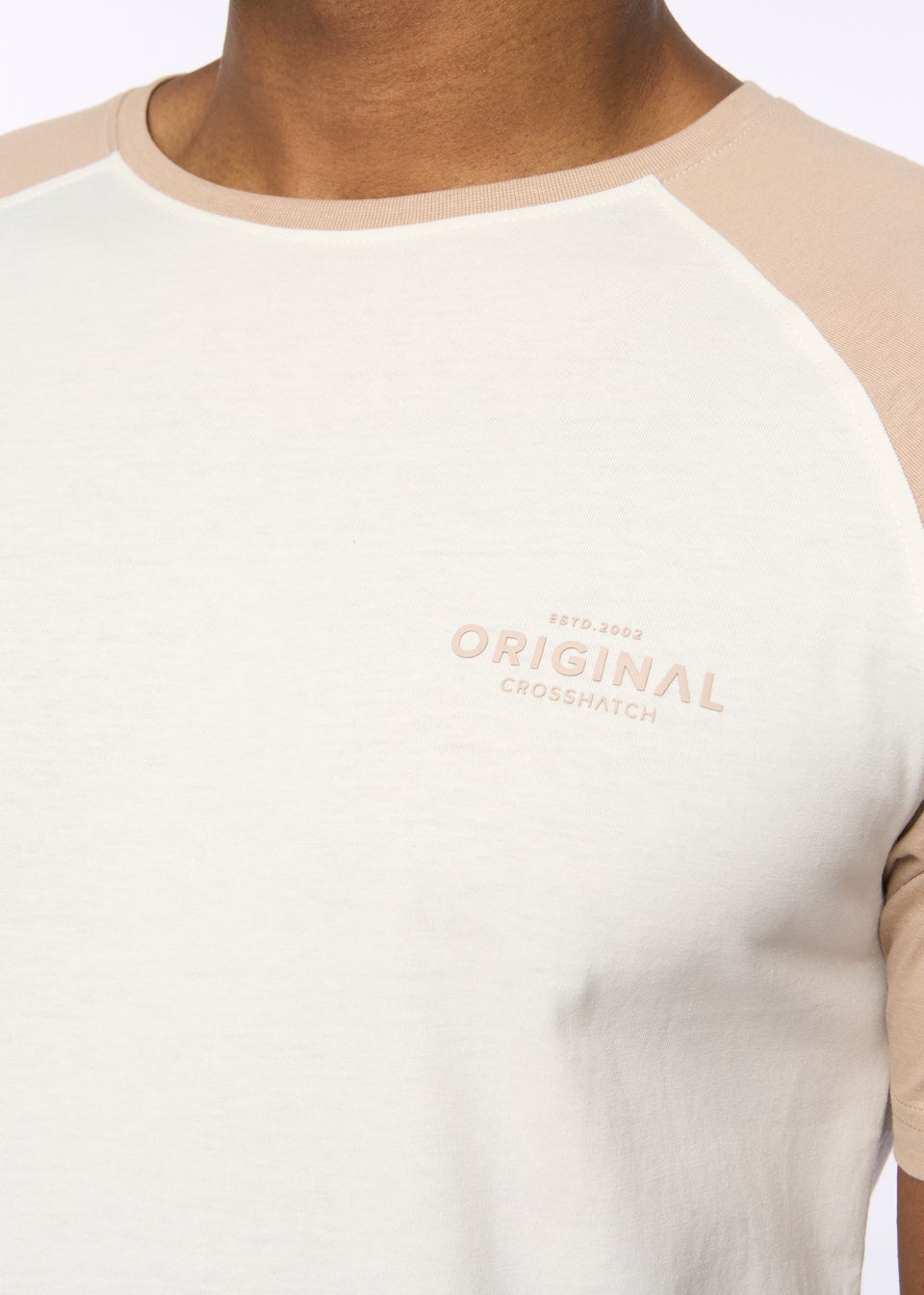 Crosshatch White Meza T-Shirt