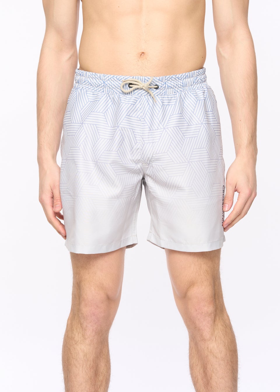 Crosshatch  Light  Stone  Layotta  Swim  Shorts