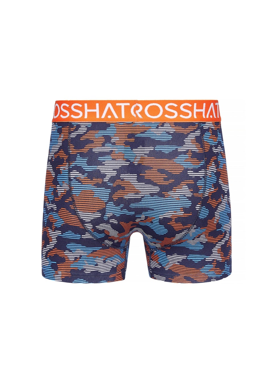 Crosshatch Orange Linamo MVE Open Fly 3 Pack Boxers