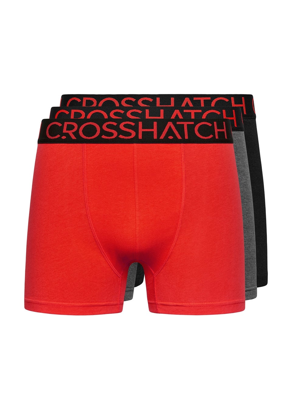 Crosshatch Red Knightling MVE 3 Pack Boxers
