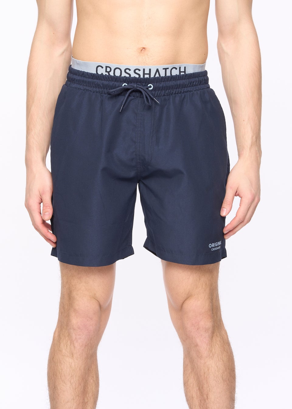 Crosshatch Navy Rembrandts Swim Shorts