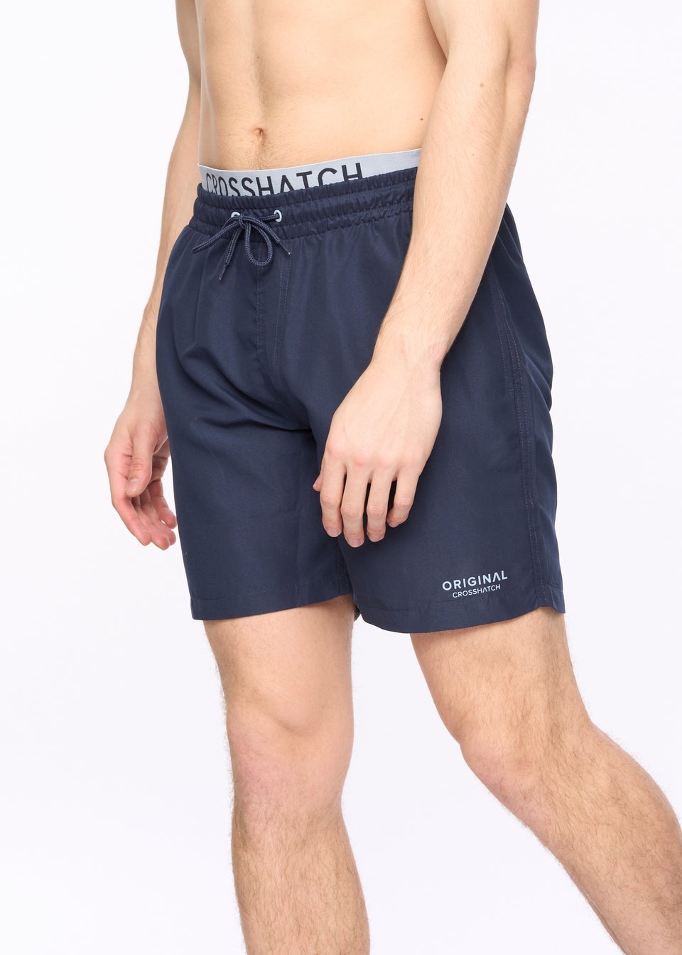 Crosshatch Navy Rembrandts Swim Shorts