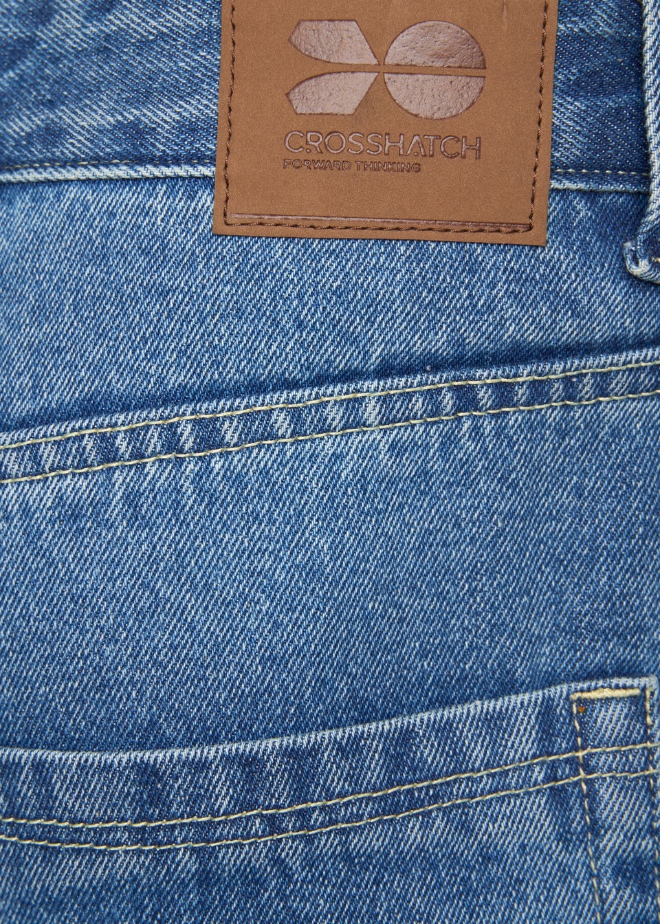 Crosshatch  Stone Wash  Tillforth  Denim  Shorts