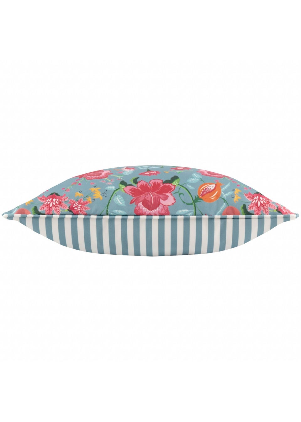 Wylder Nature Light Blue Claudia Floral Outdoor Outdoor Cushion