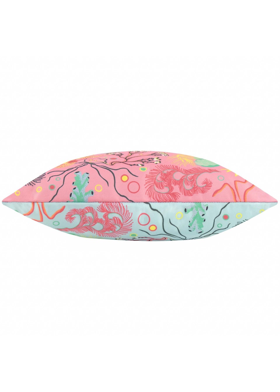 furn. Pink Reef Printed Outdoor Outdoor Cushion