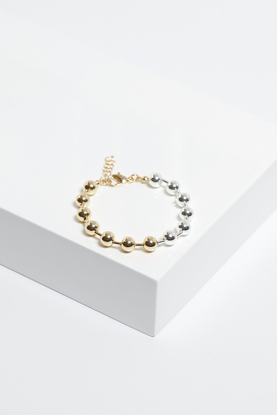 Mood Two Tone Chain Orb Bracelet