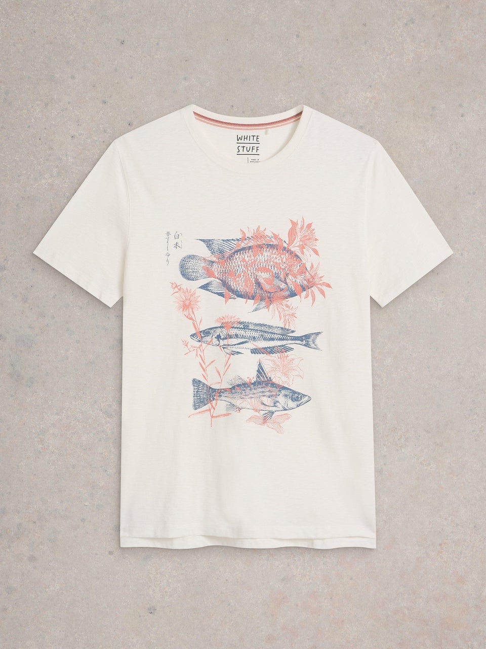 T-Shirt Abersoch mit Fisch-Motiv