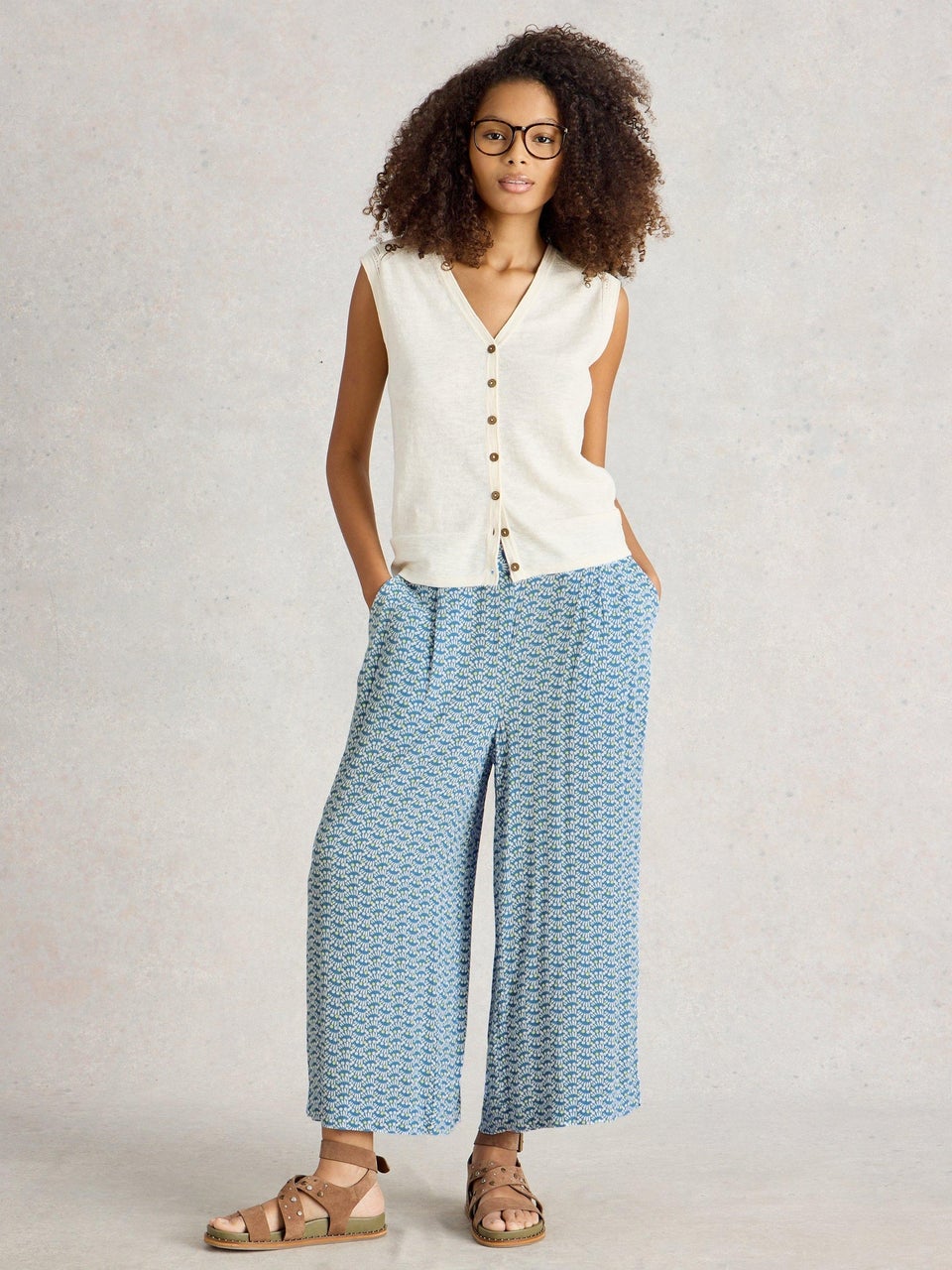 Culotte Lisette mit Knittereffekt