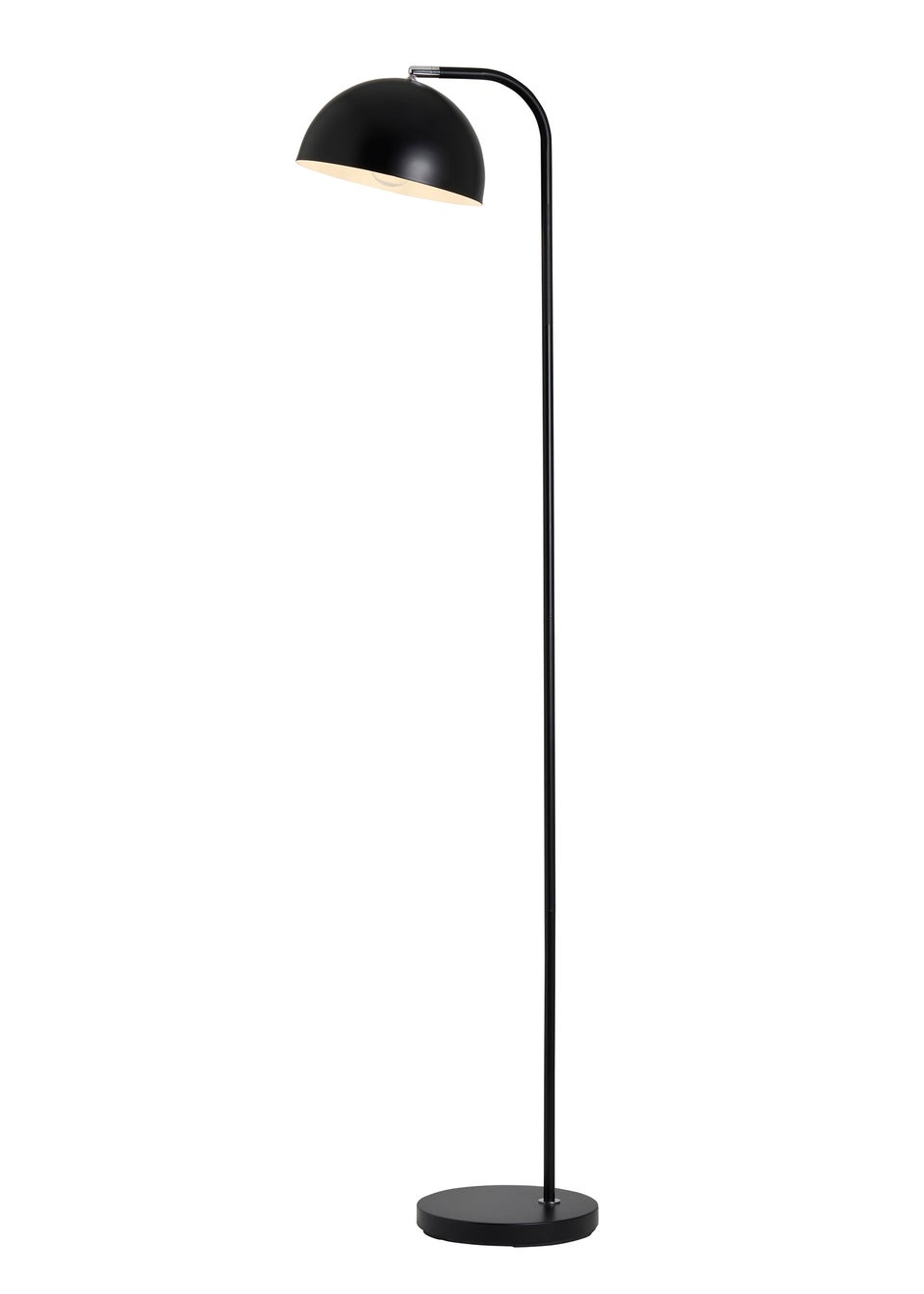 BHS Lighting Trevi Floor Lamp Black (155cm x 25cm)