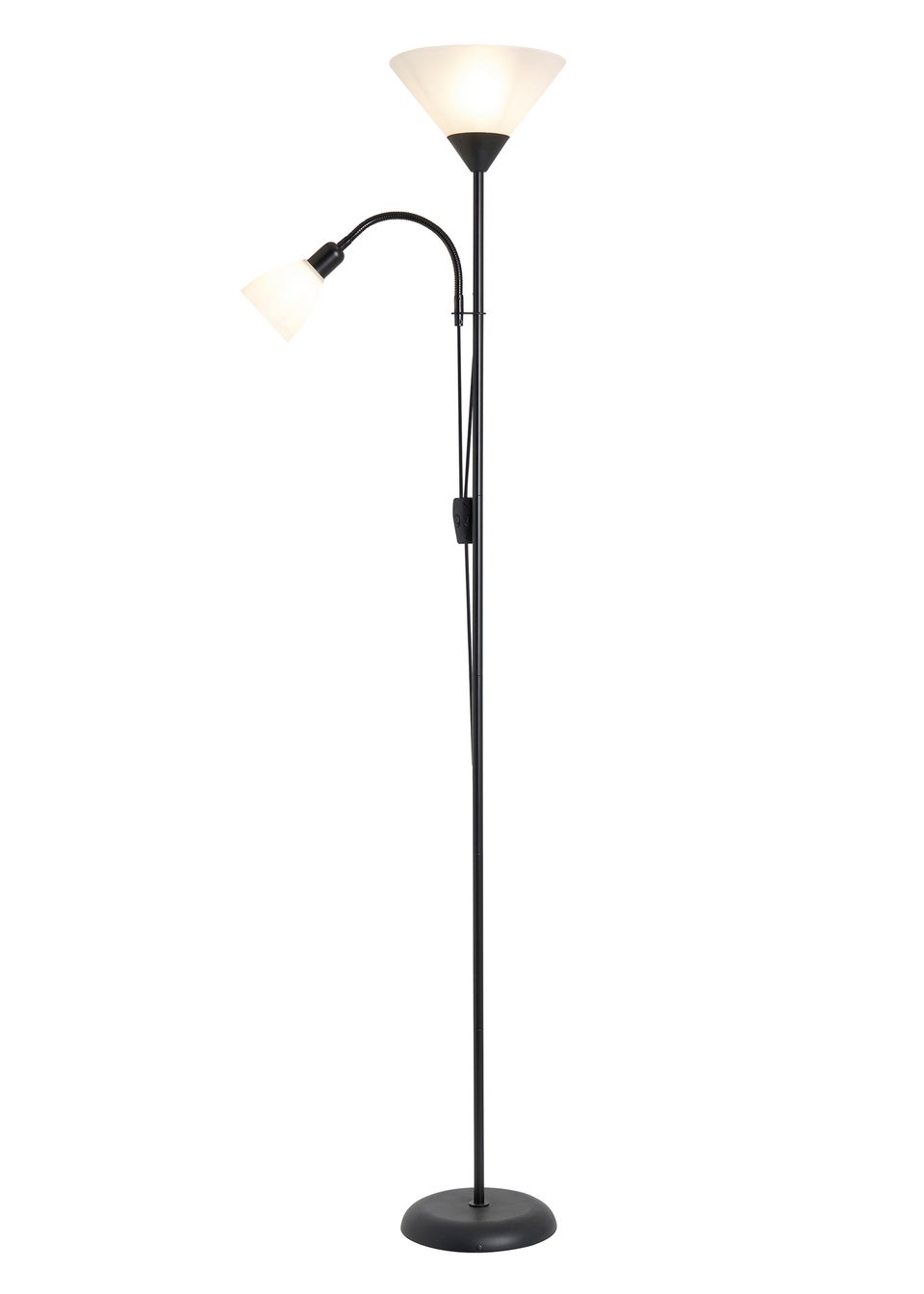 BHS Lighting Mary Mother & Child Floor Lamp Black (170cm x 25cm)