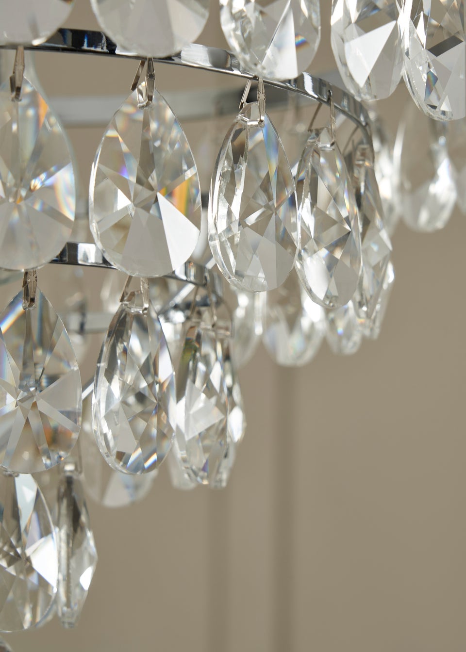 BHS Lighting Elianis Easyfit Chrome (21cm x 30cm)