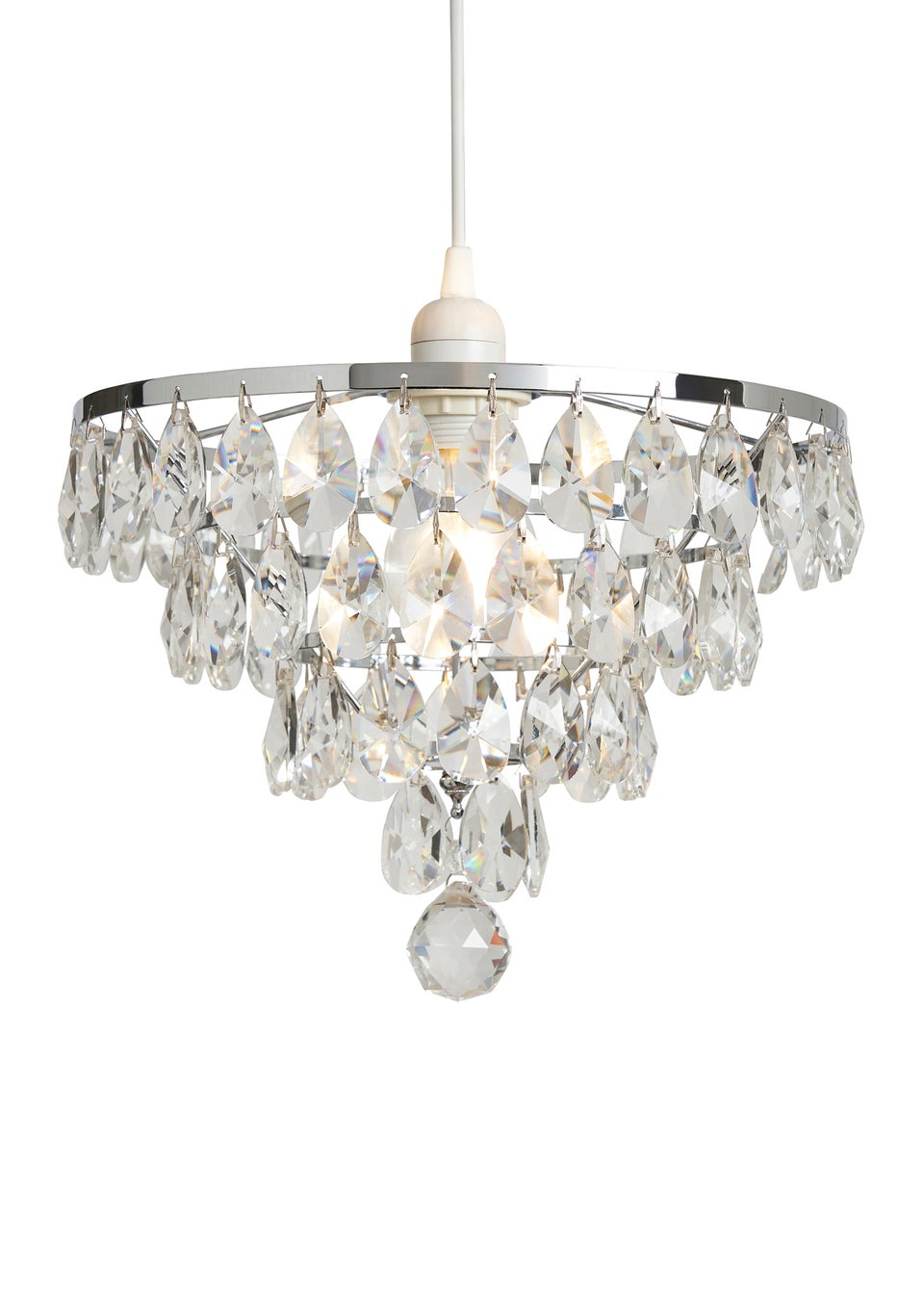 BHS Lighting Elianis Easyfit Chrome (21cm x 30cm)