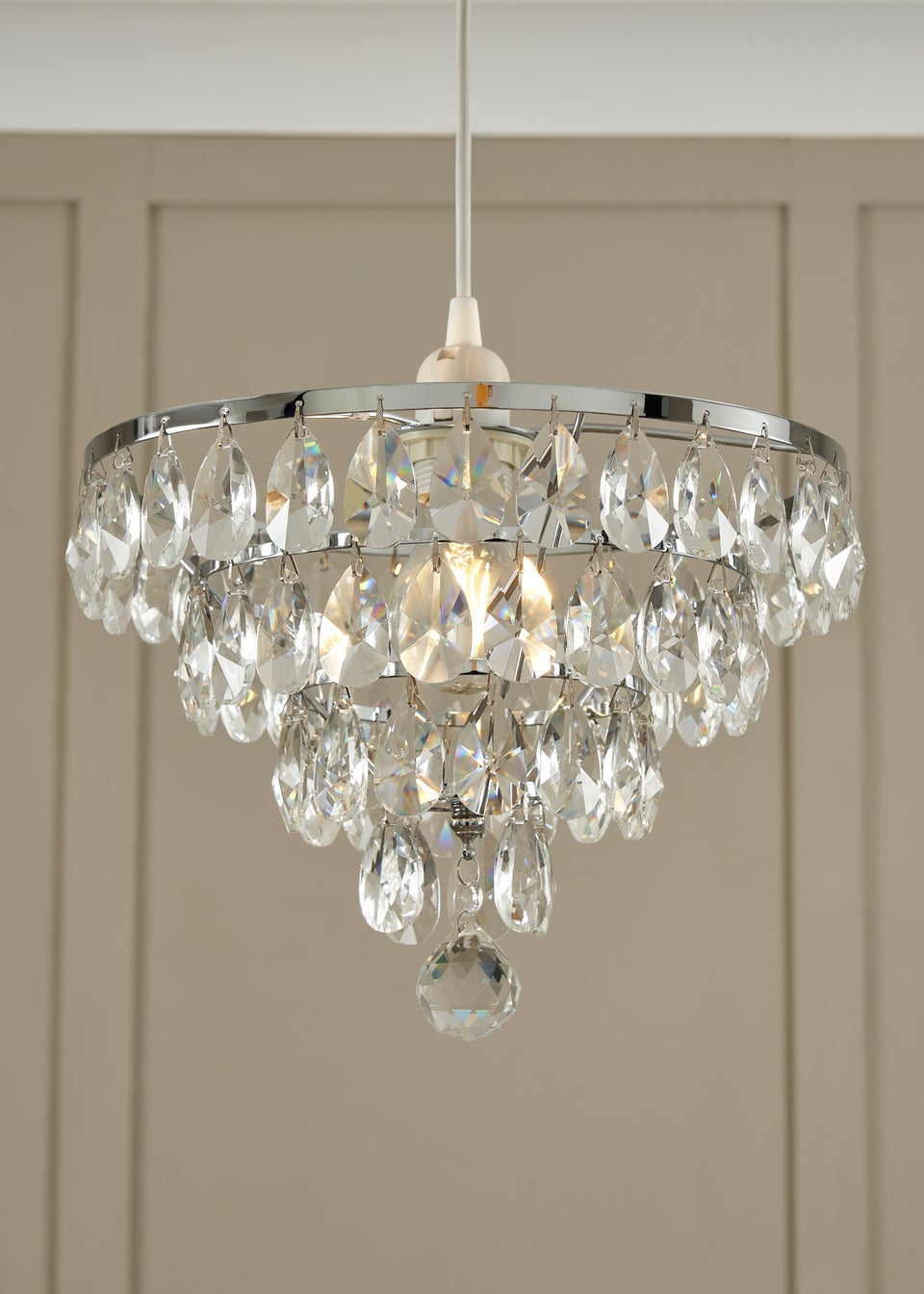 BHS Lighting Elianis Easyfit Chrome (21cm x 30cm)