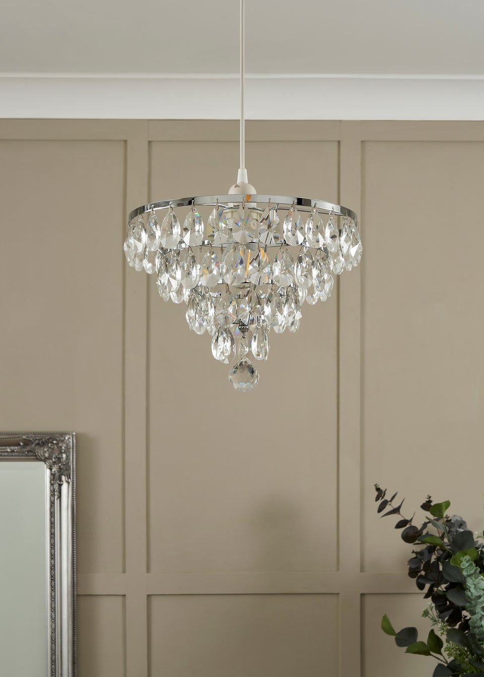 BHS Lighting Elianis Easyfit Chrome (21cm x 30cm)