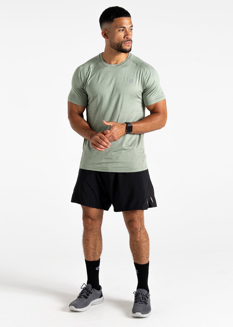 Dare2b Sage Green Marl Persist Sweat Wicking Tee