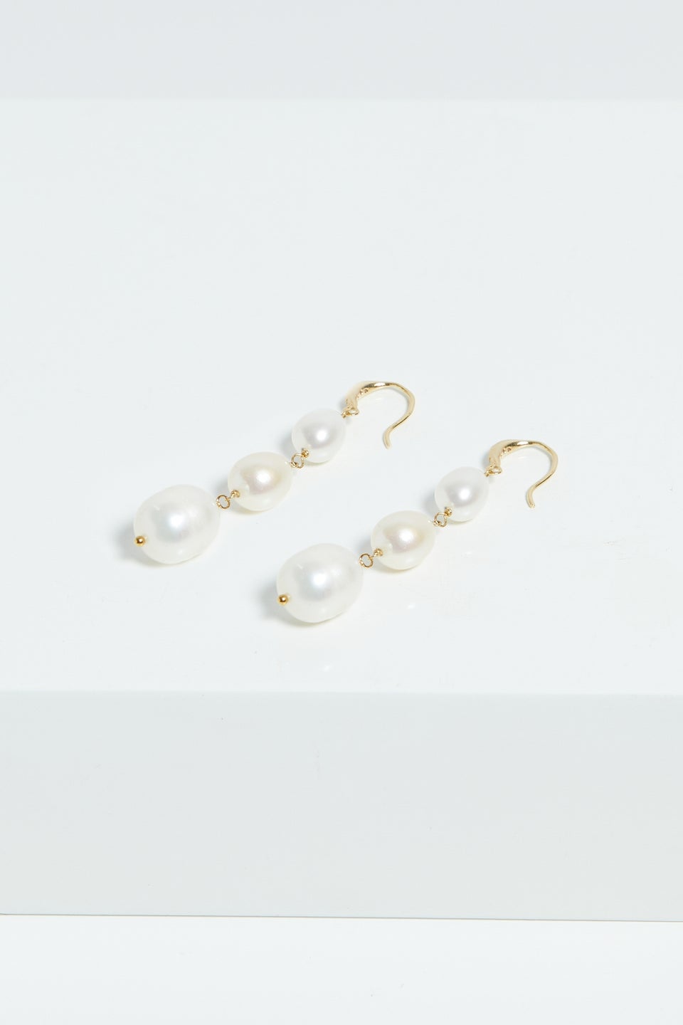 Jon Richard Gold Plated Semi Precious Drop Earrings