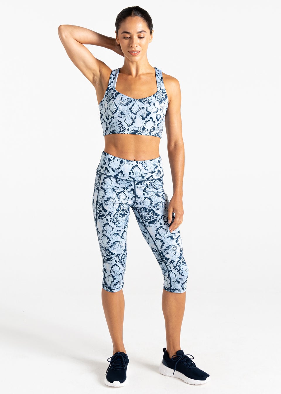 Dare2b Skyway Snake Print Swift III Quick Dry Bra