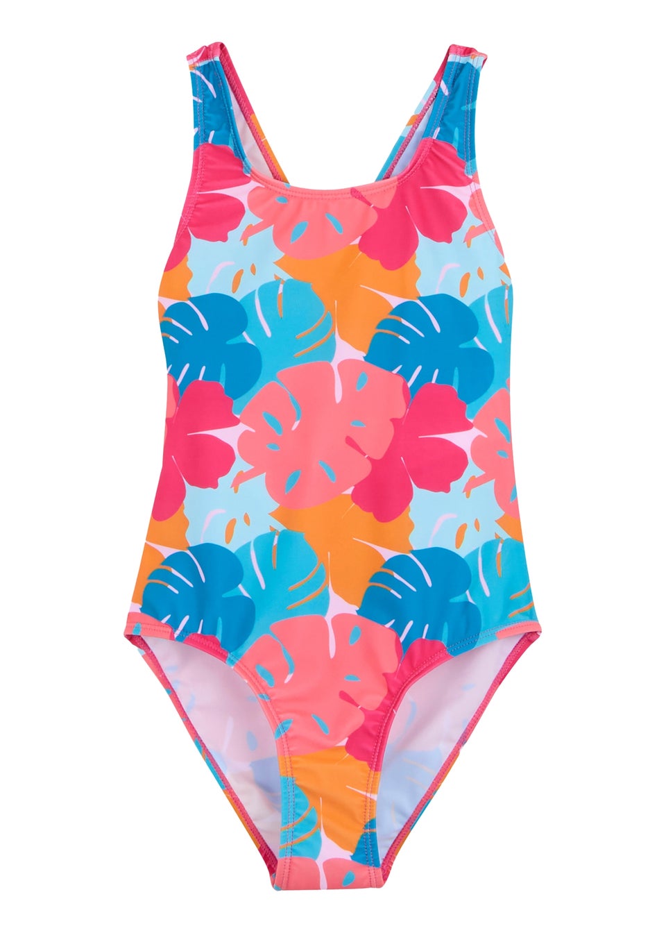 Regatta Tropical Leaf Print Kids Katrisse Swimsuit (3- 16 Yrs)