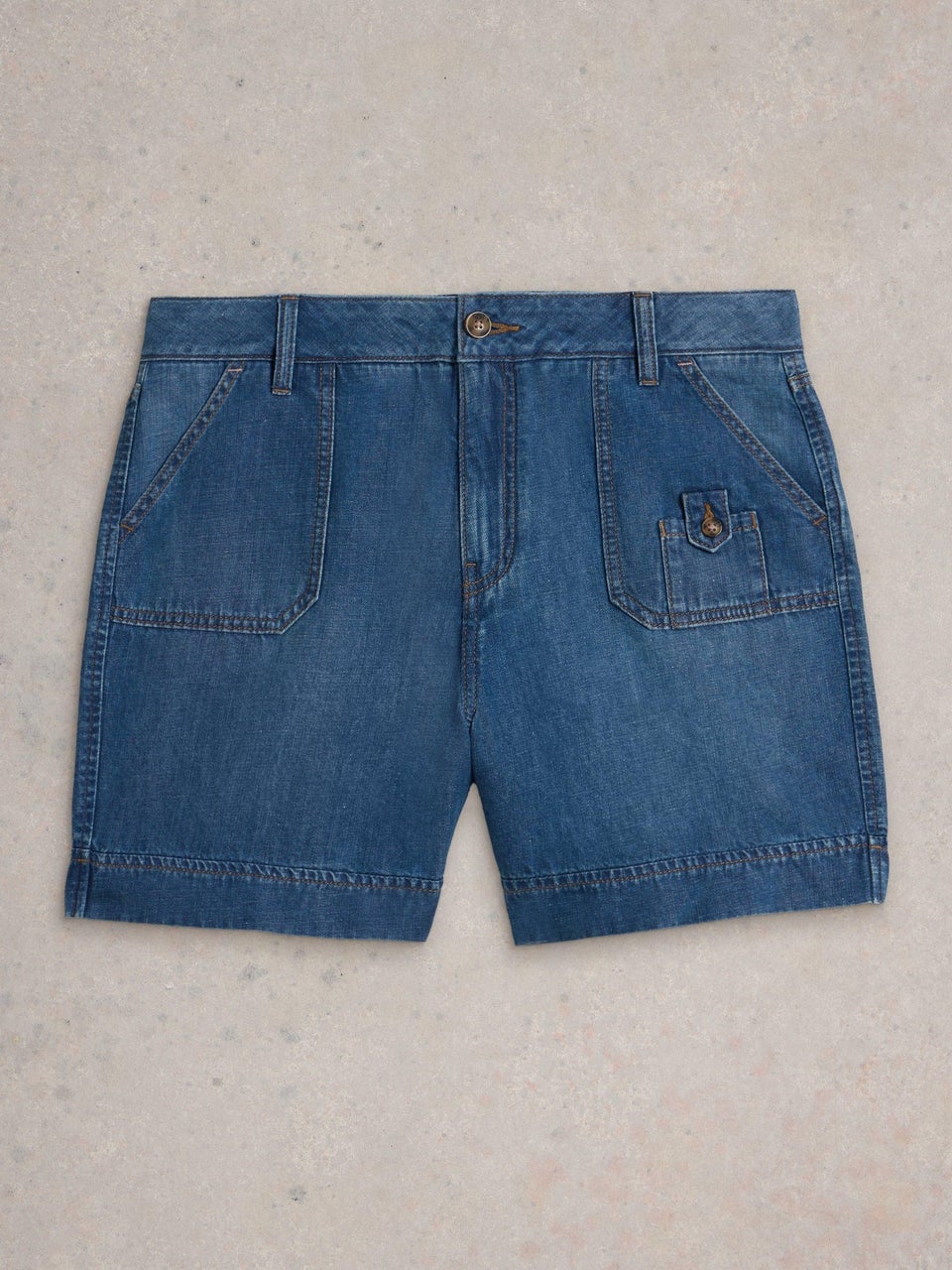Jeansshorts Mollie mit Cargotasche