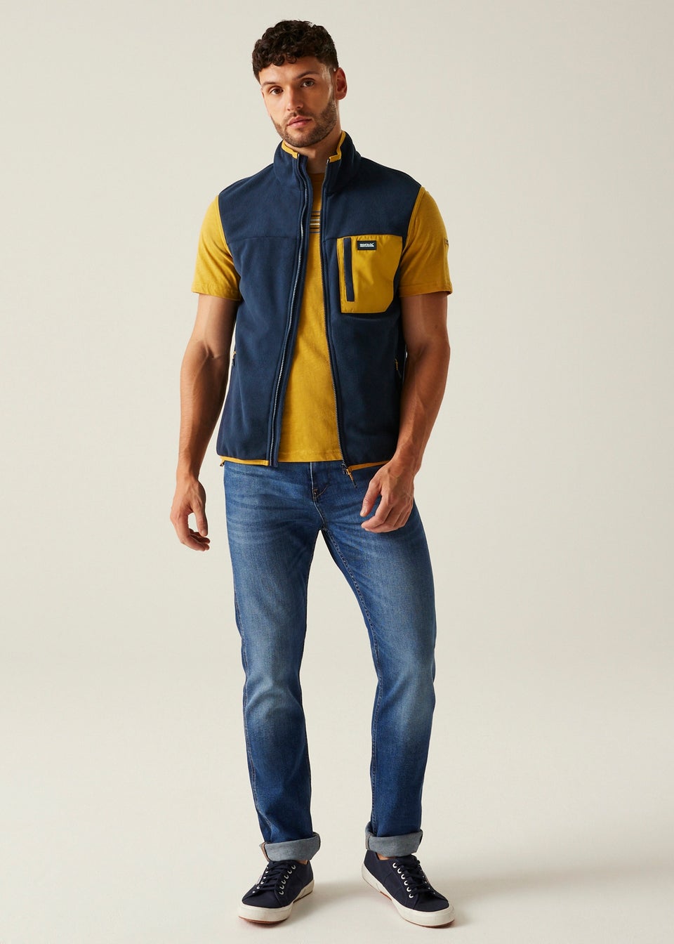 Regatta Navy Mustard Frankie Bodywarmer