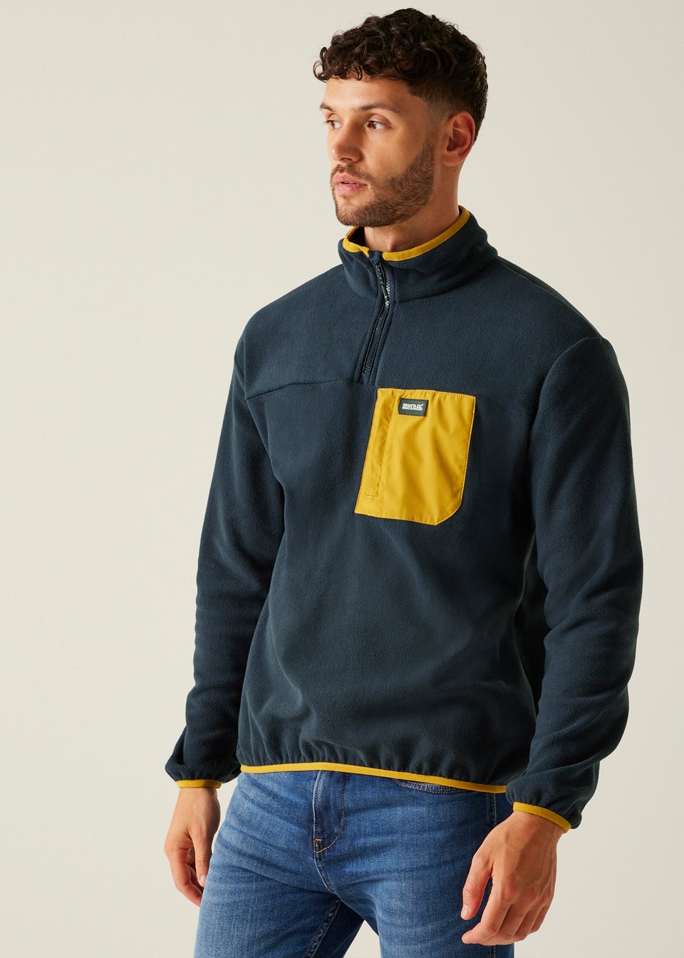 Regatta Navy Mustard Frankie Fleece