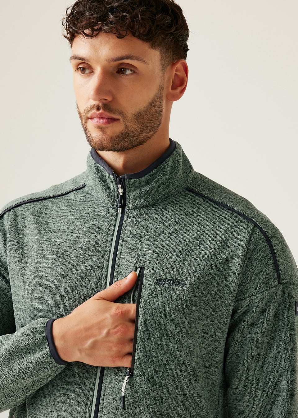Regatta Grey/Blue Kames Fleece