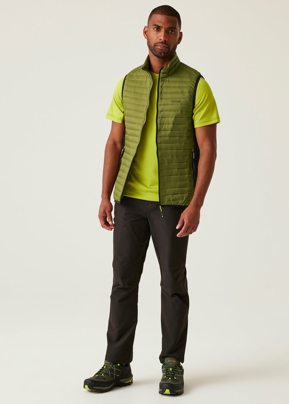 Regatta Forest Green Andreson Water Repellent Extol Stretch Hybrid Bodywarmer