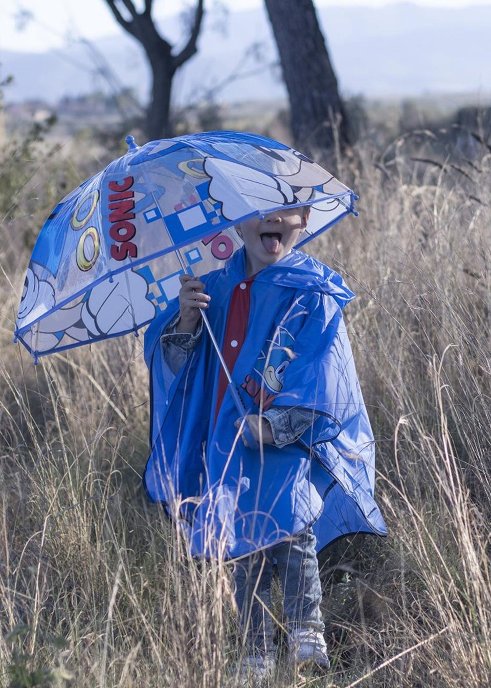 Sonic Multi Colour Umbrella