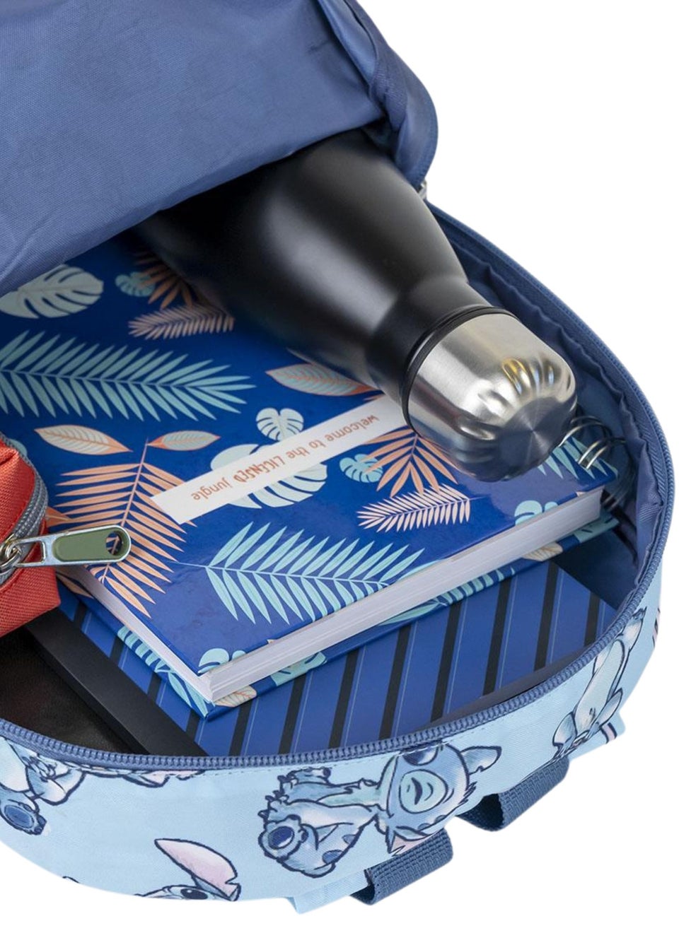 Disney Blue Stitch Print Backpack