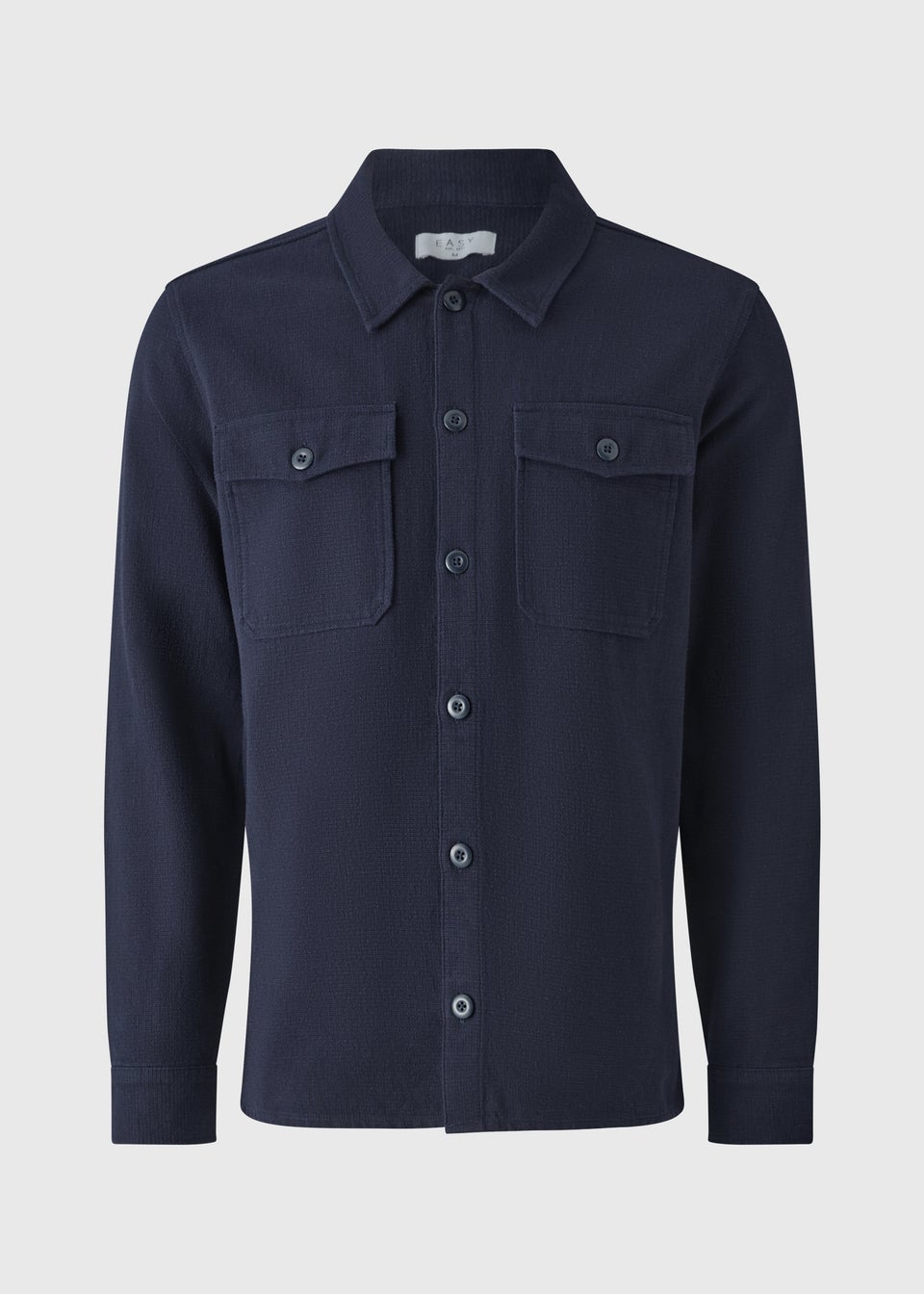 Navy Textured Shacket