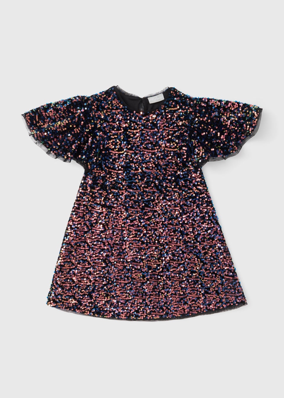 Girls Multicolour Sequin Dress (7-15yrs)
