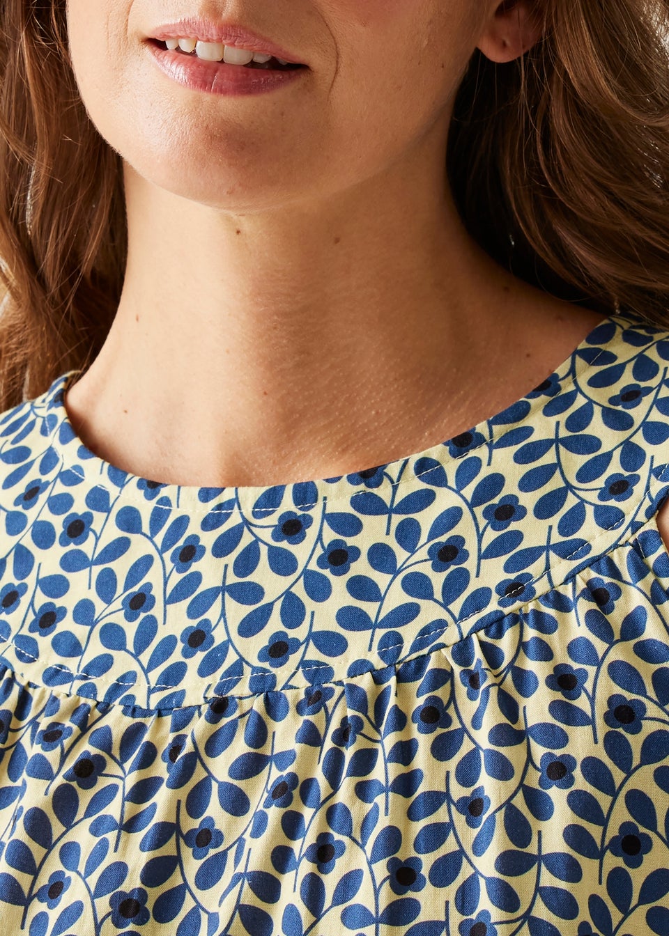 Regatta Jasmine Flower Blue Orla Kiely Summer II Dress