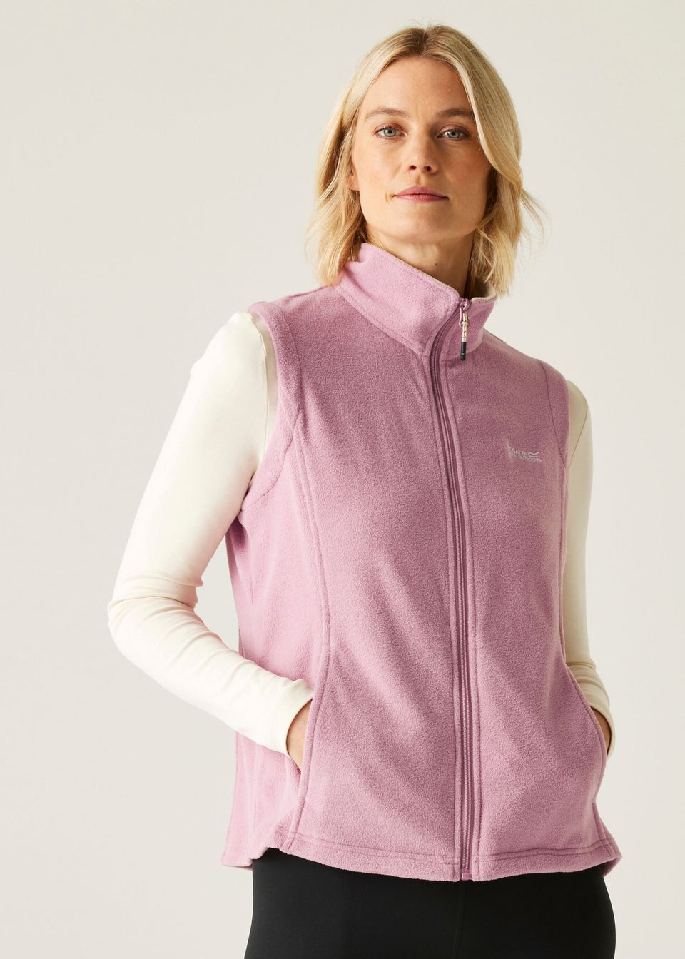 Regatta Women's Charleigh Quilted Bodywarmer – Vanilla/Navy/Fuchsia, Sizes 10-20