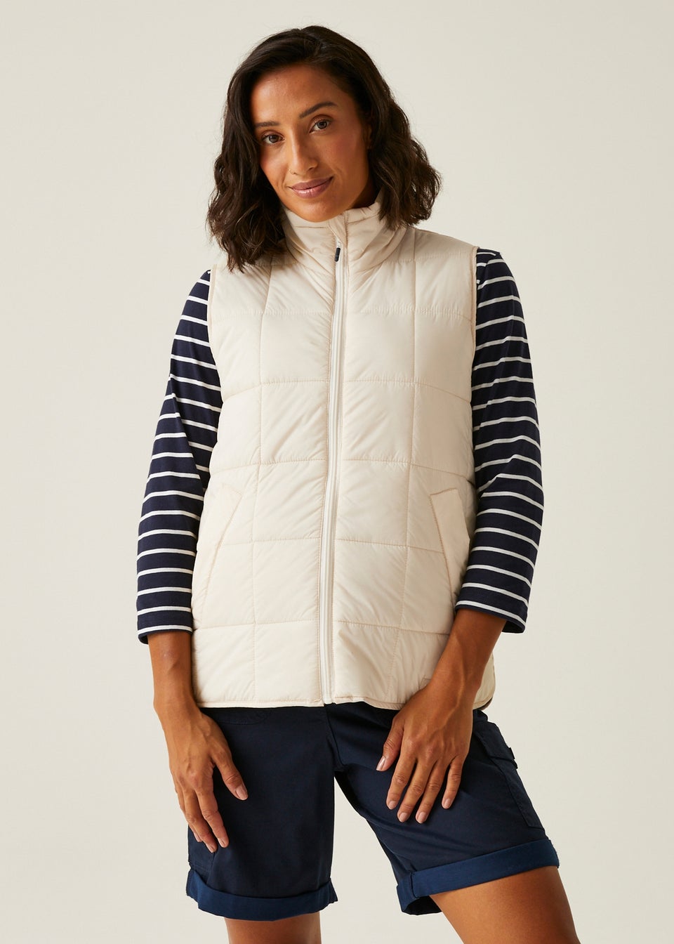 Regatta Light Vanilla Courcelle II Water Repellent Warmloft Bodywarmer