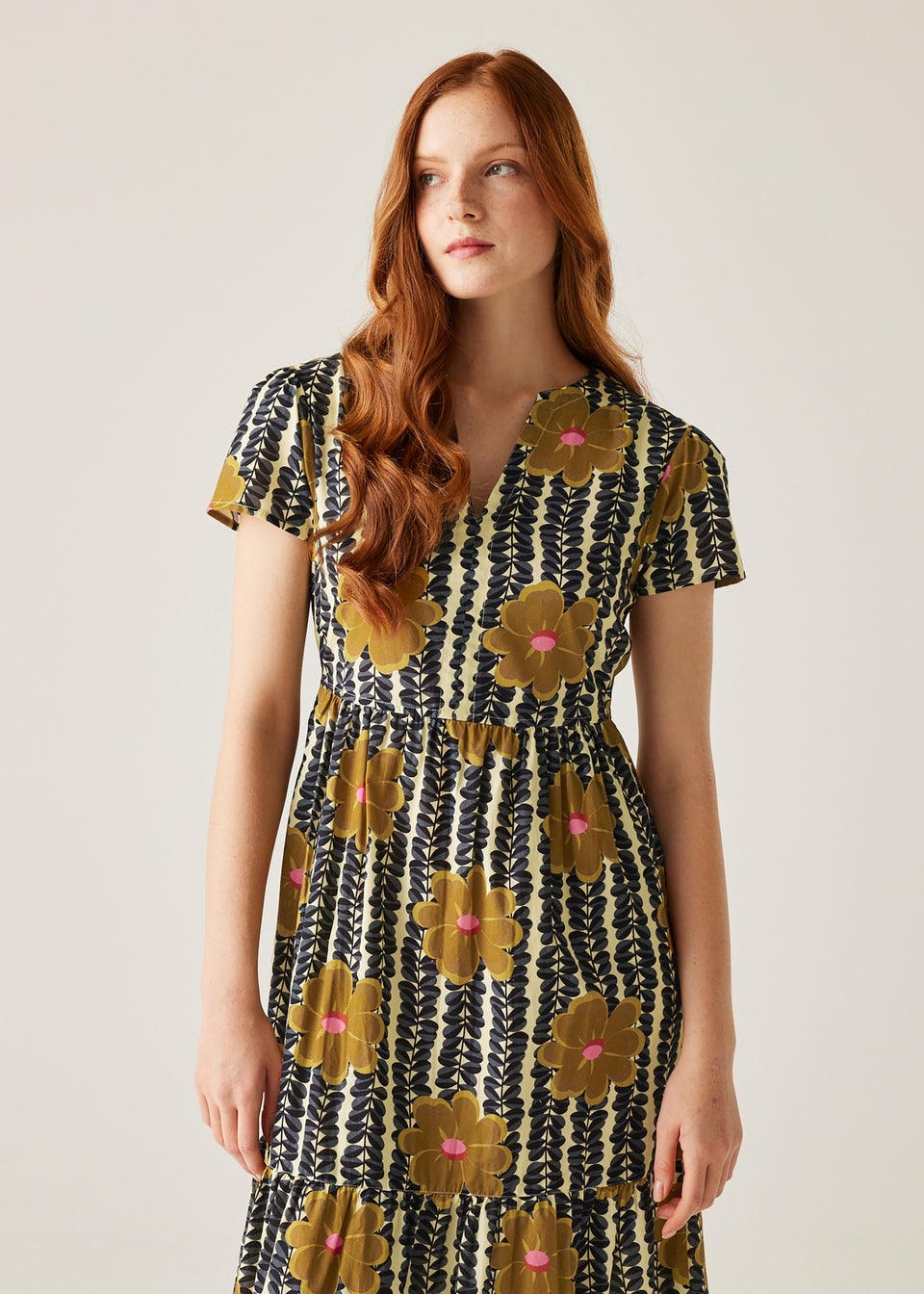Regatta Lotus Mustard Orla Kiely Dress