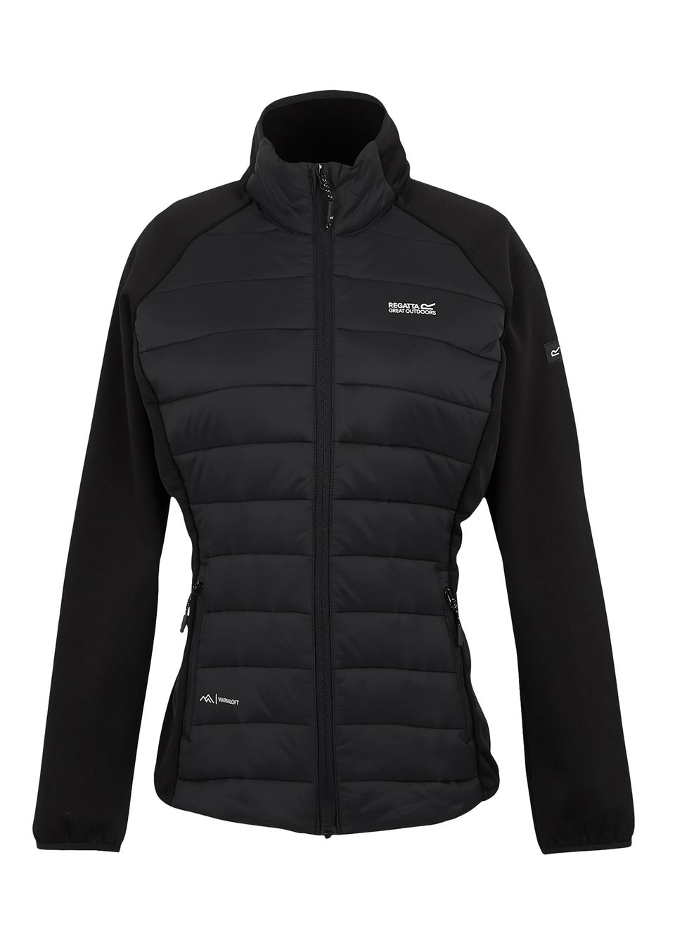 Regatta Black Clumber V Water Repellent Extol Stretch Hybrid Jacket