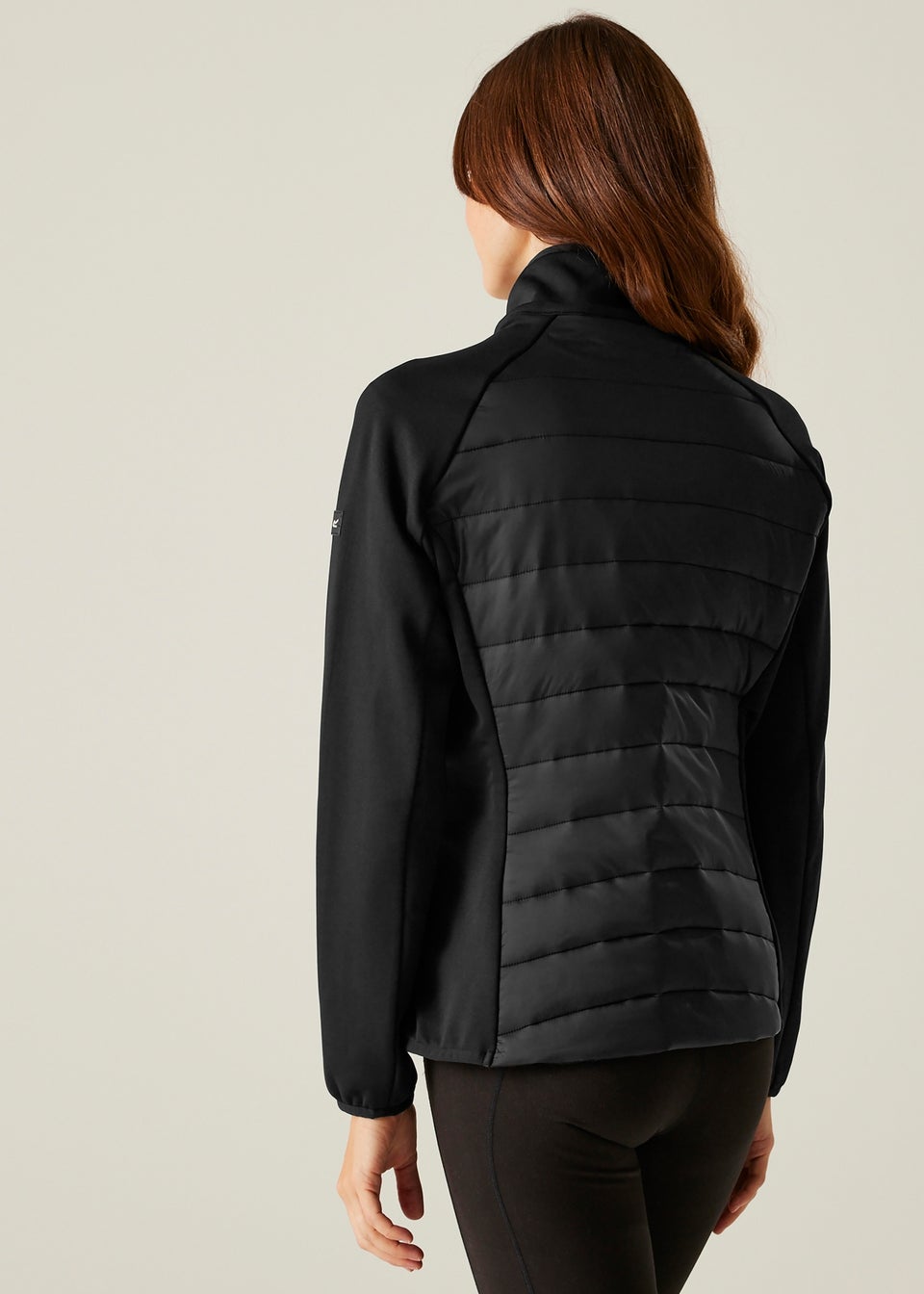 Regatta Black Clumber V Water Repellent Extol Stretch Hybrid Jacket