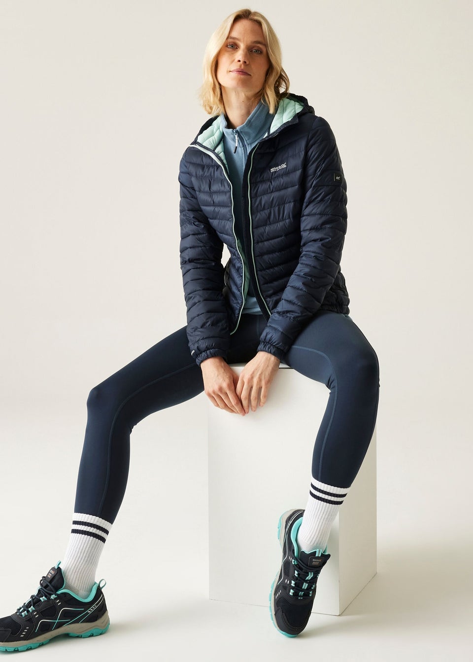 Regatta Navy Icy Morn Hurden Water Repellent Jacket