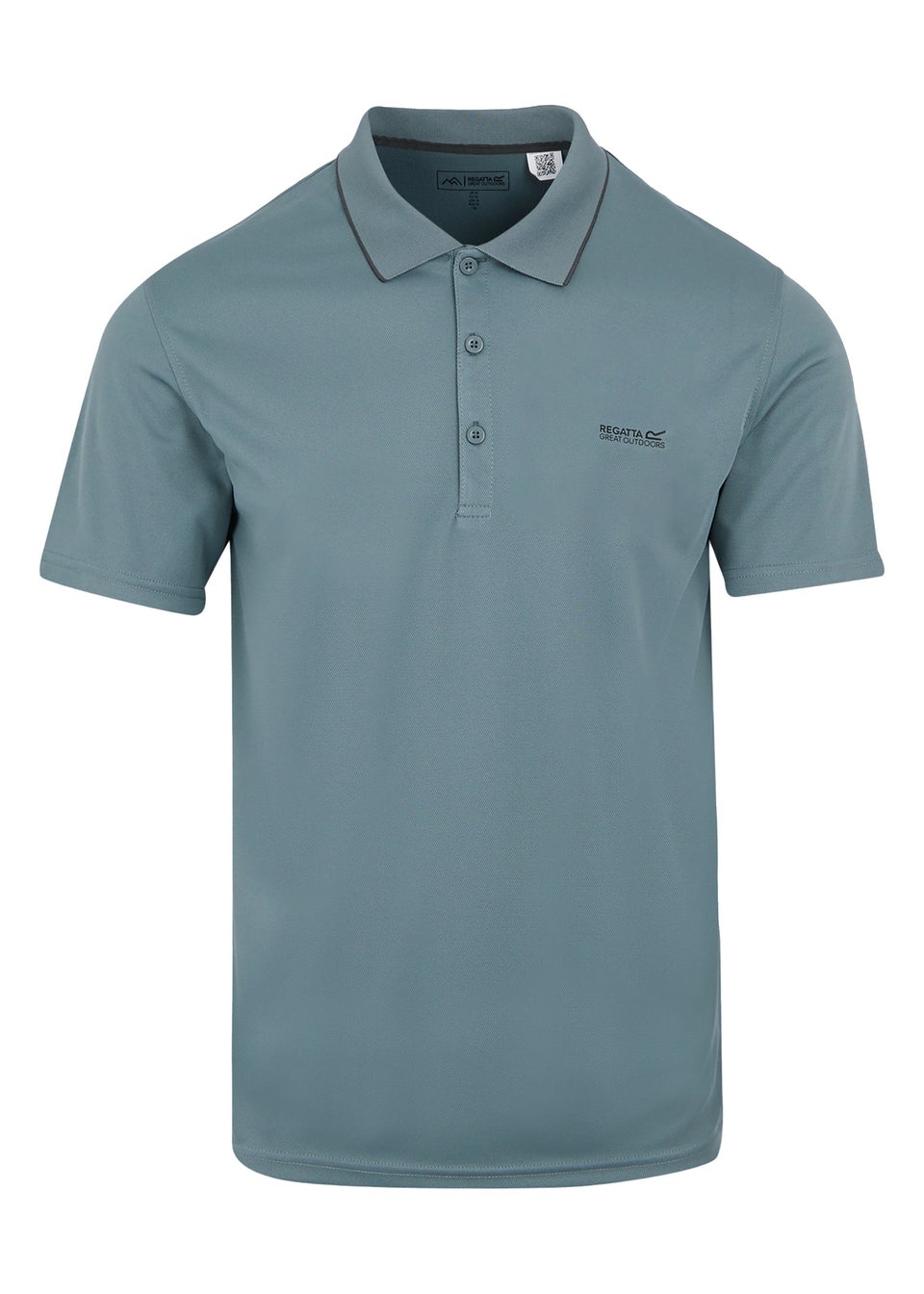 Regatta Grey/Blue Maverik V Quick Dry T-Shirt