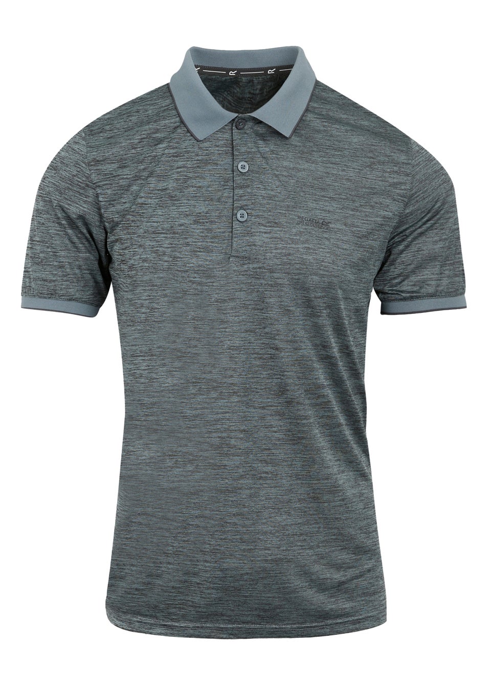 Regatta Grey/ Blue  Remex II Quick Dry T-Shirt