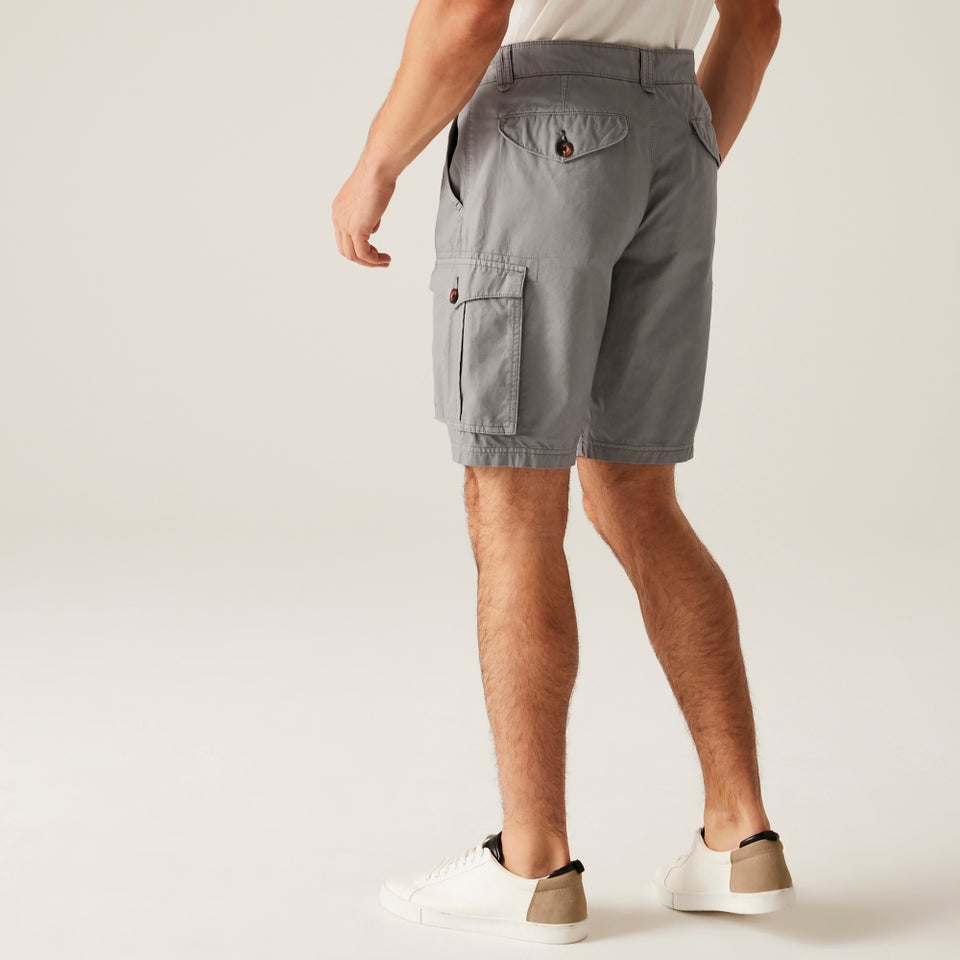 Regatta Storm Grey Shorebay II Multi-Pocket Shorts