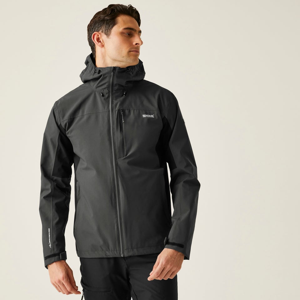 Regatta Ash Black Birchdale II Waterproof Breathable Isotex Stretch Jacket