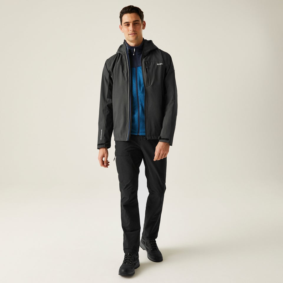 Regatta Ash Black Birchdale II Waterproof Breathable Isotex Stretch Jacket