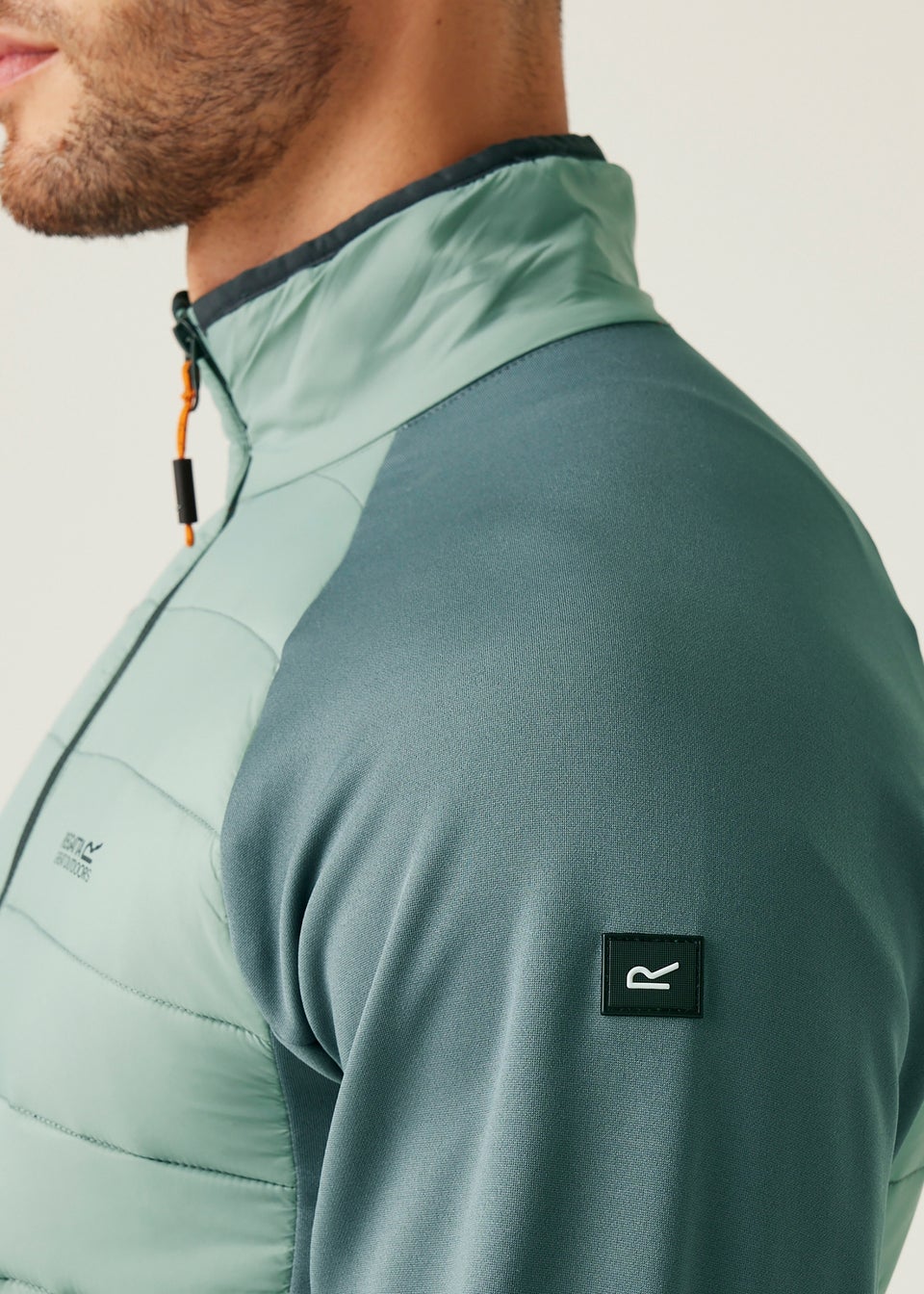 Regatta Soft Green Weather Clumber IV Water Repellent Extol Stretch Hybrid Jacket