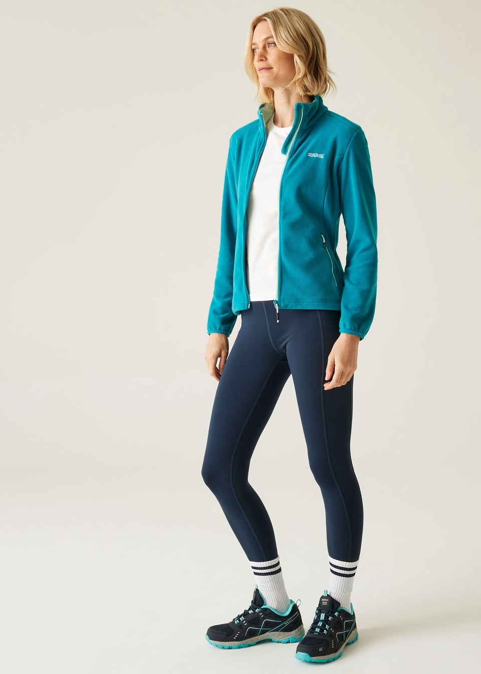 Regatta Turquoise Floreo IV Anti-Pill Symmetry Fleece